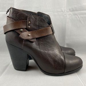 Rag & Bone brown Harrow bootie 38